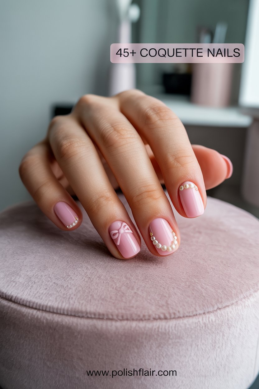 45+ Coquette Nails