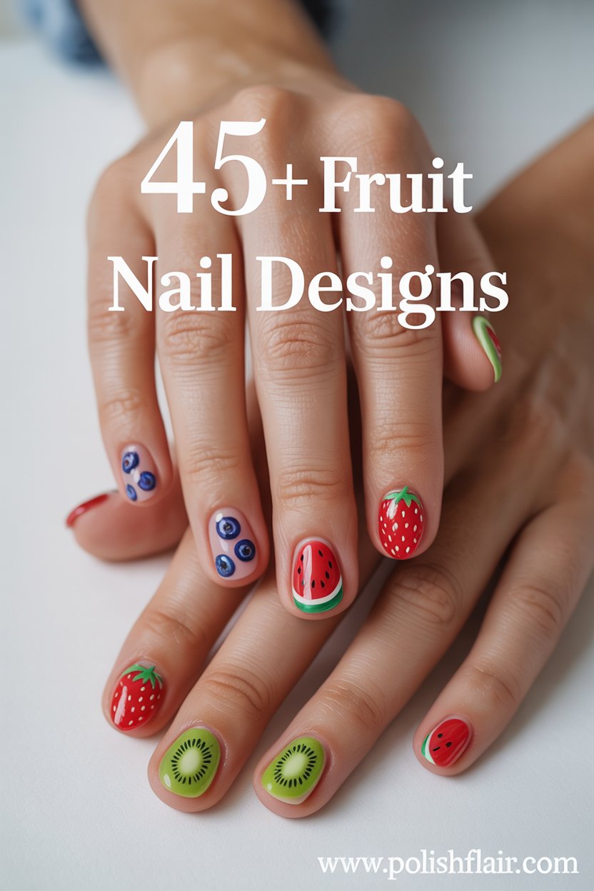 45+ Fruit Nail Designs