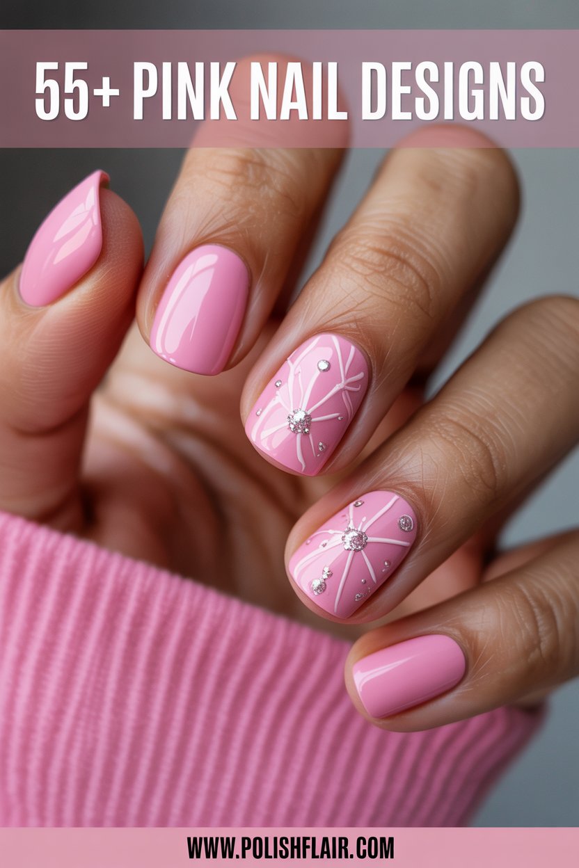 55+ Pink Nail Designs