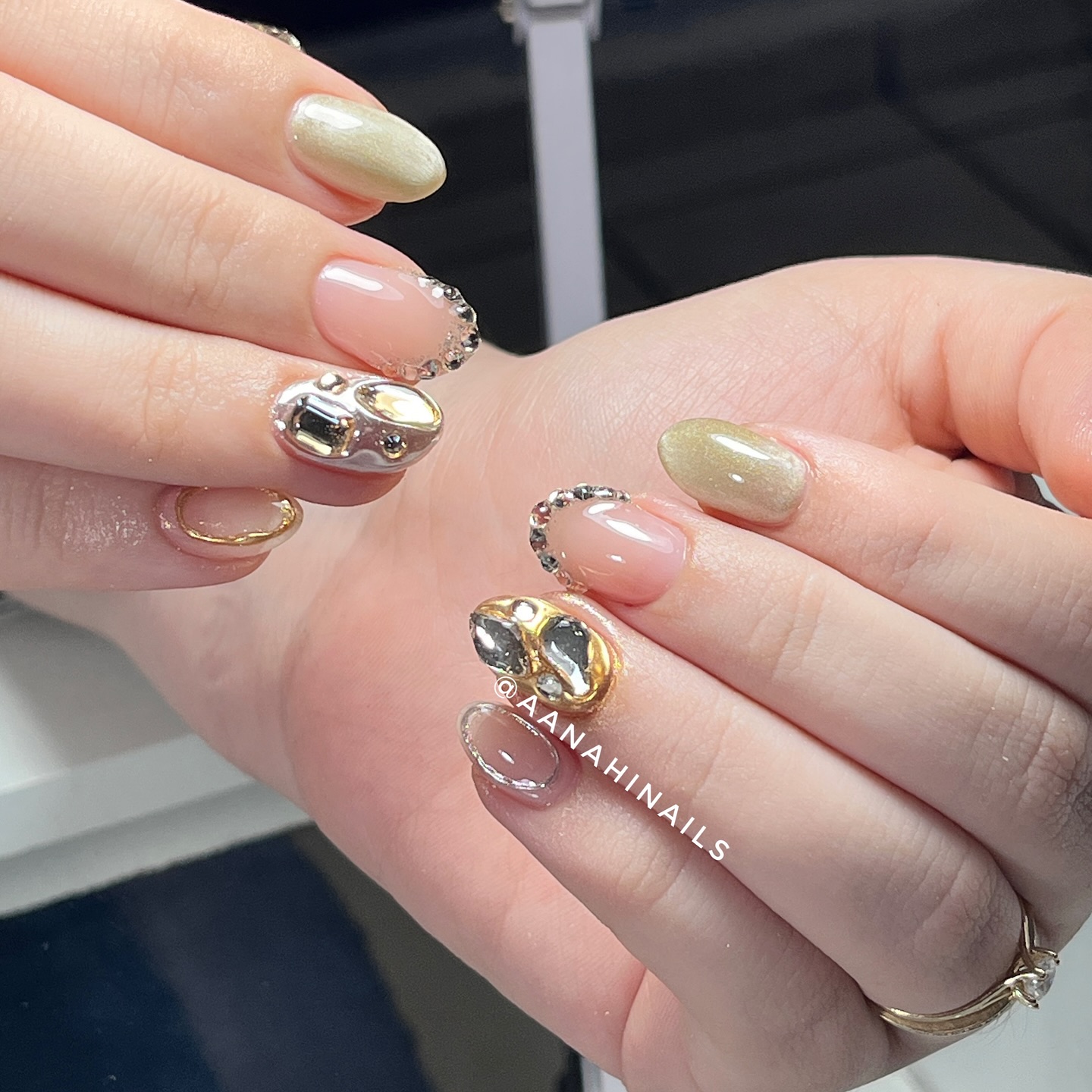 44. Gilded Dreams with a Sparkling Twist