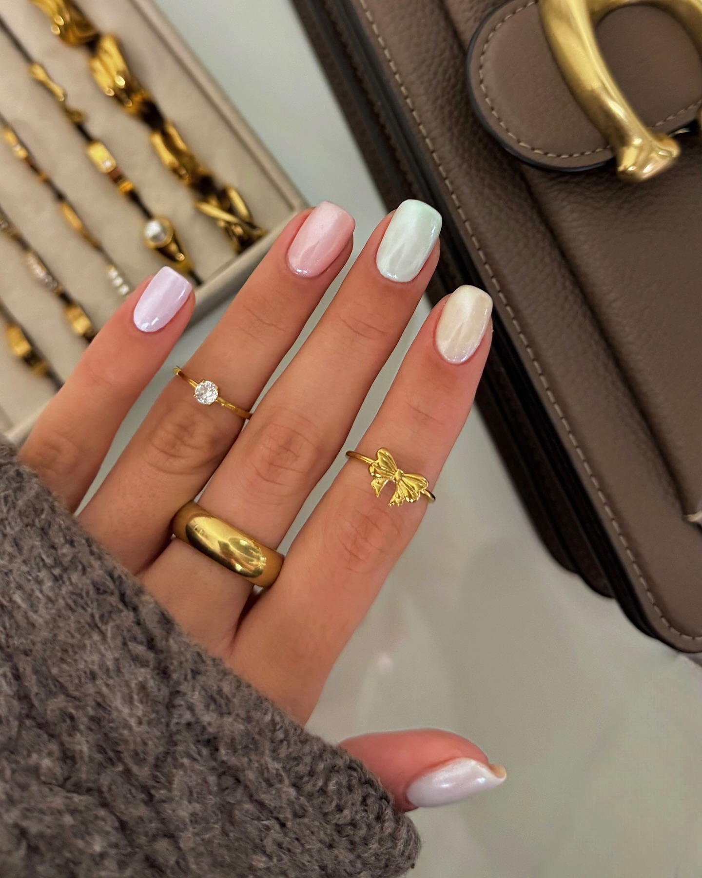 5. Pastel Dreamscape with a Touch Of Gold