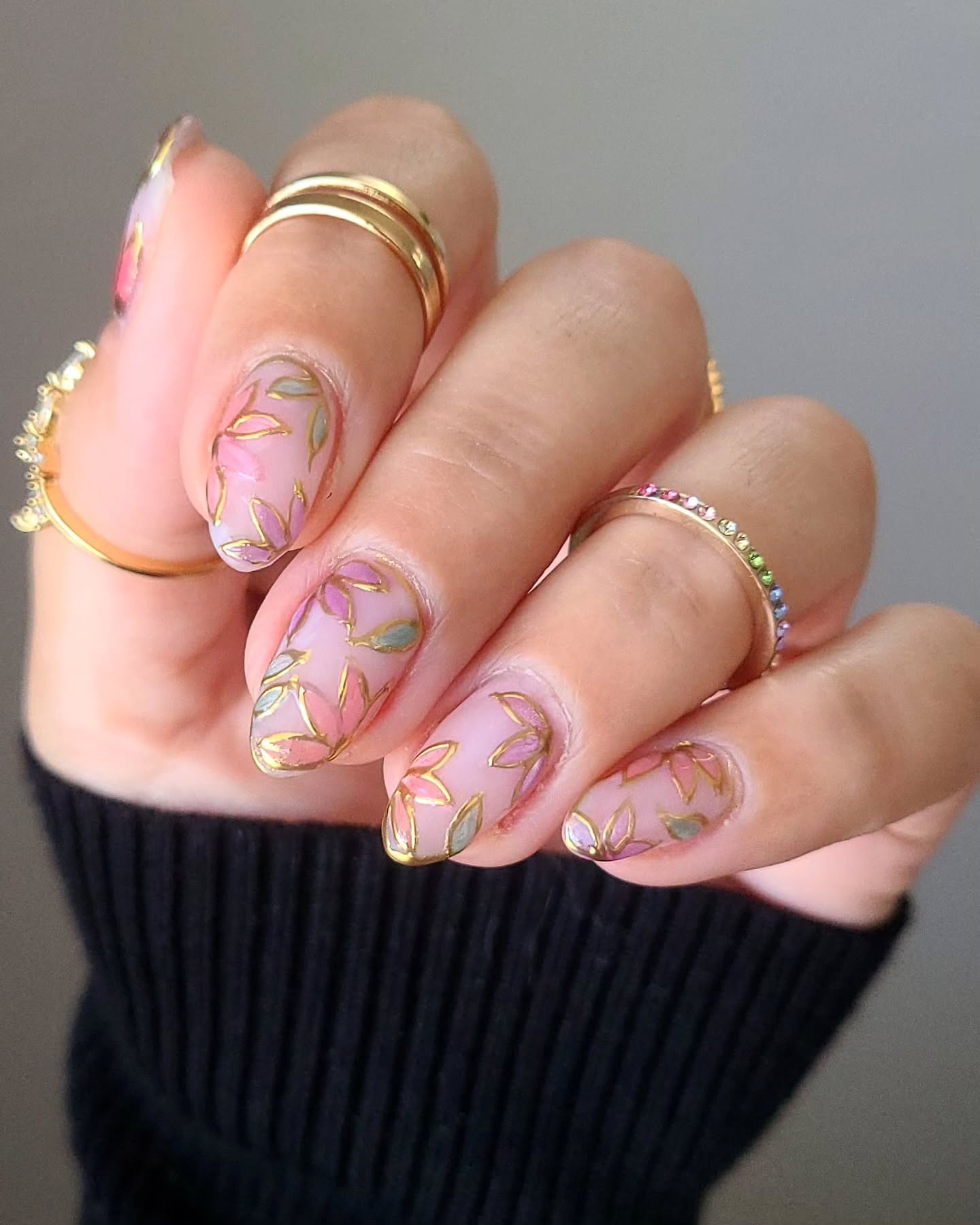 40. Whispers Of Bloom: Ethereal Floral Elegance with Golden Hues