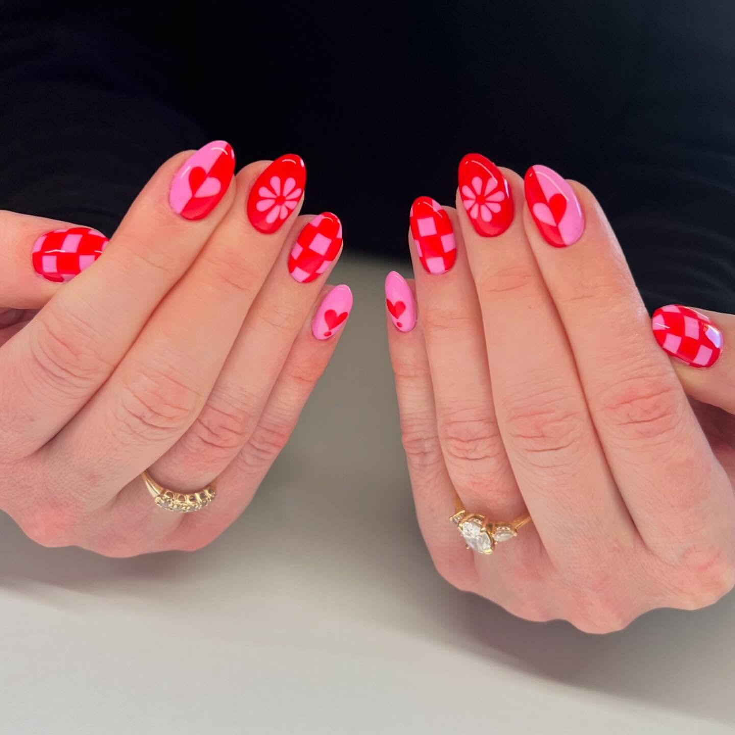 5. Love In Full Bloom: a Whimsical Valentine’s Day Nail Showcase