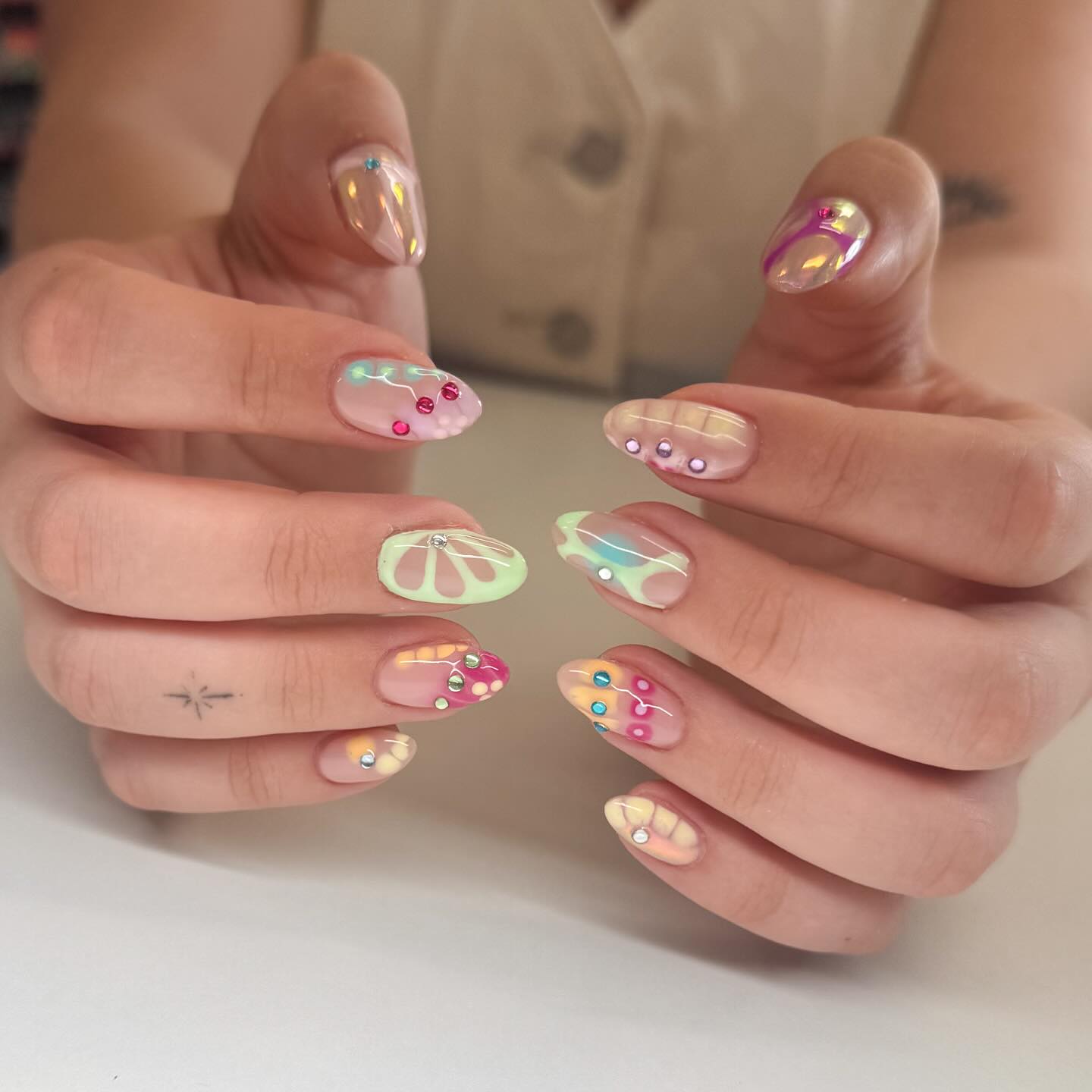 15. Citrus Whimsy: a Playful Fusion Of Color and Texture