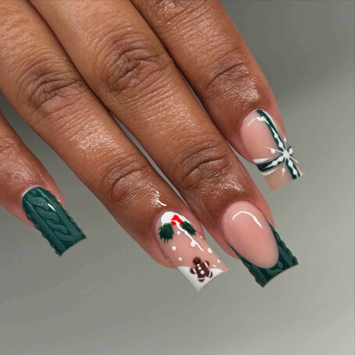 13. Gingerbread Whimsy: a Cozy Knit and Festive Delight