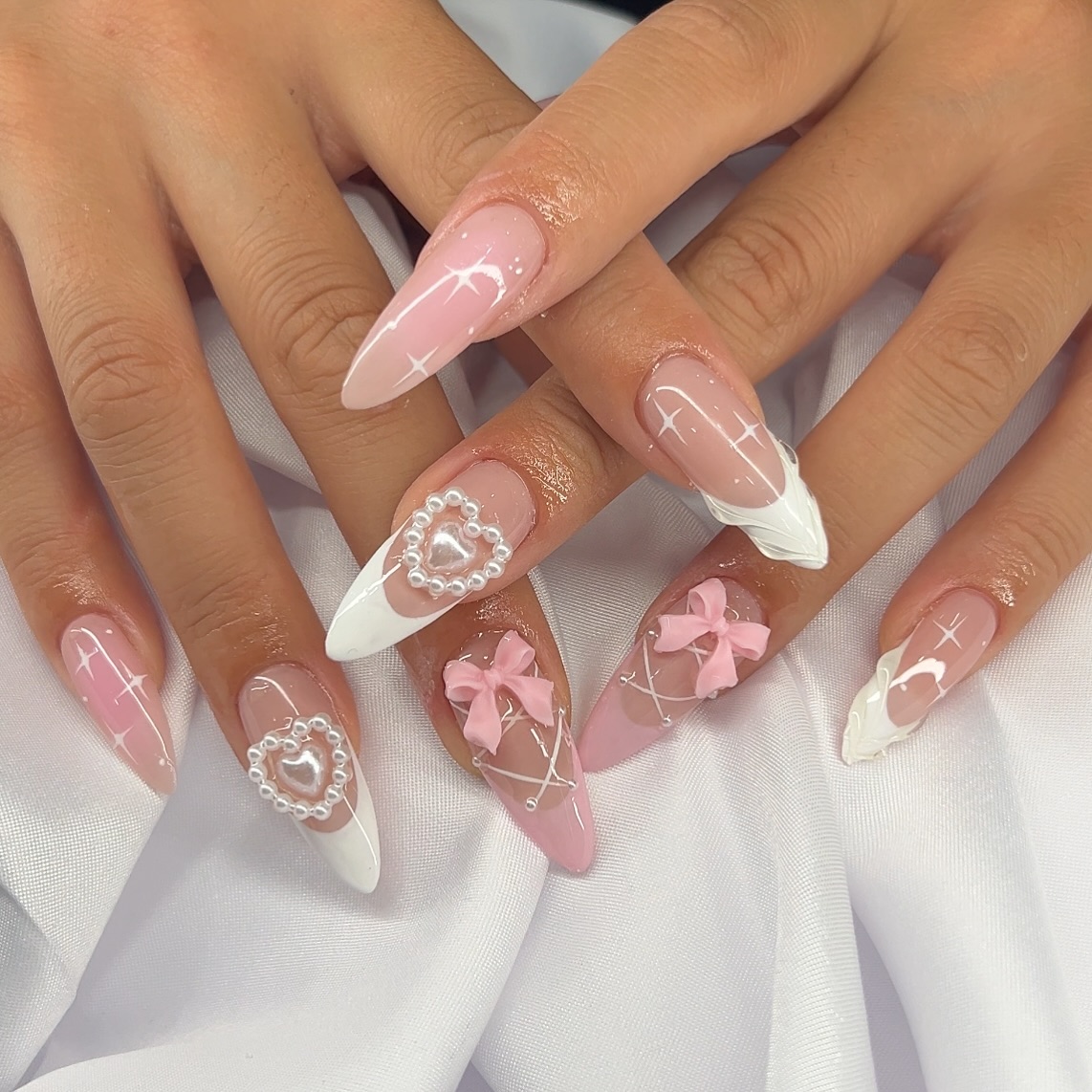 4. Love Letters In Pearls and Pinks