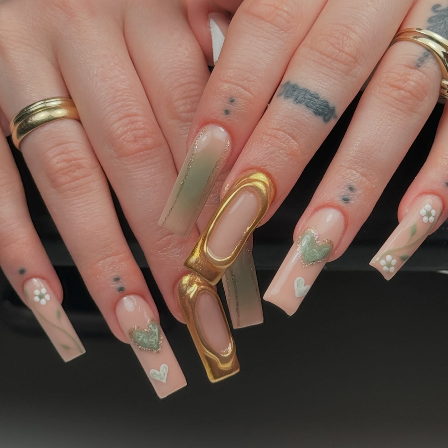 27. Sculpted Serenity: a Fusion Of Sage and Gold