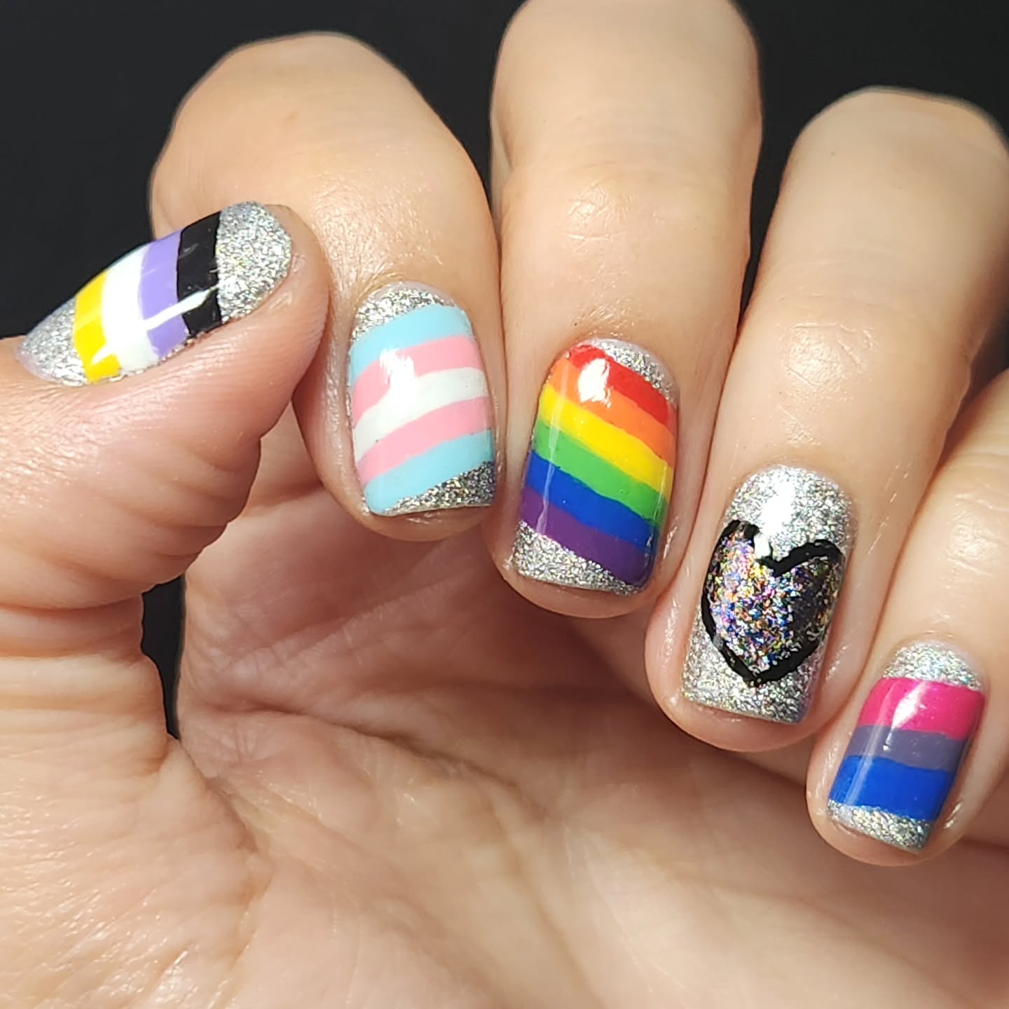 7. Colorful Sparkle: a Celebration Of Pride with Every Brushstroke