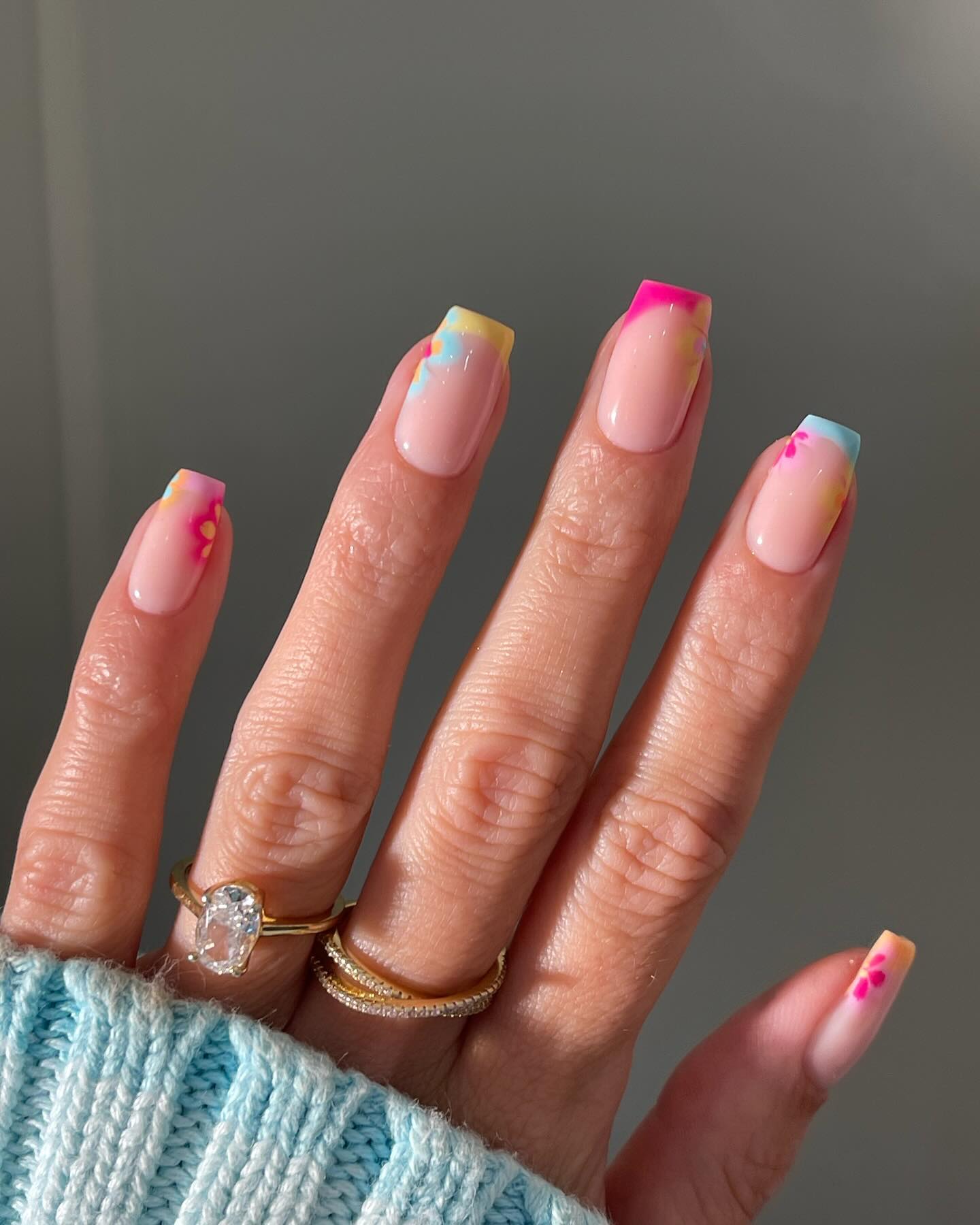 20. Pastel Petal Parade: a Joyful Twist on Spring Elegance