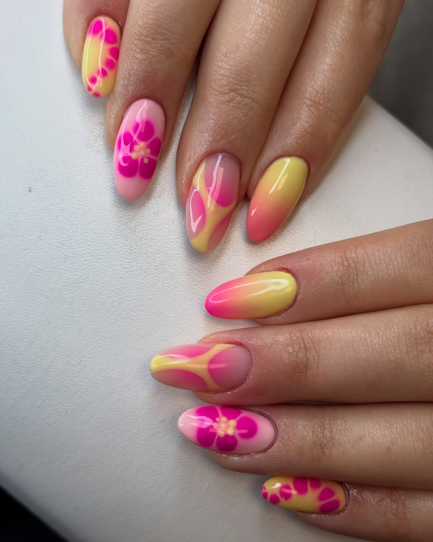 33. Tropical Sunrise Blossoms: a Floral Fusion Of Fun and Flair