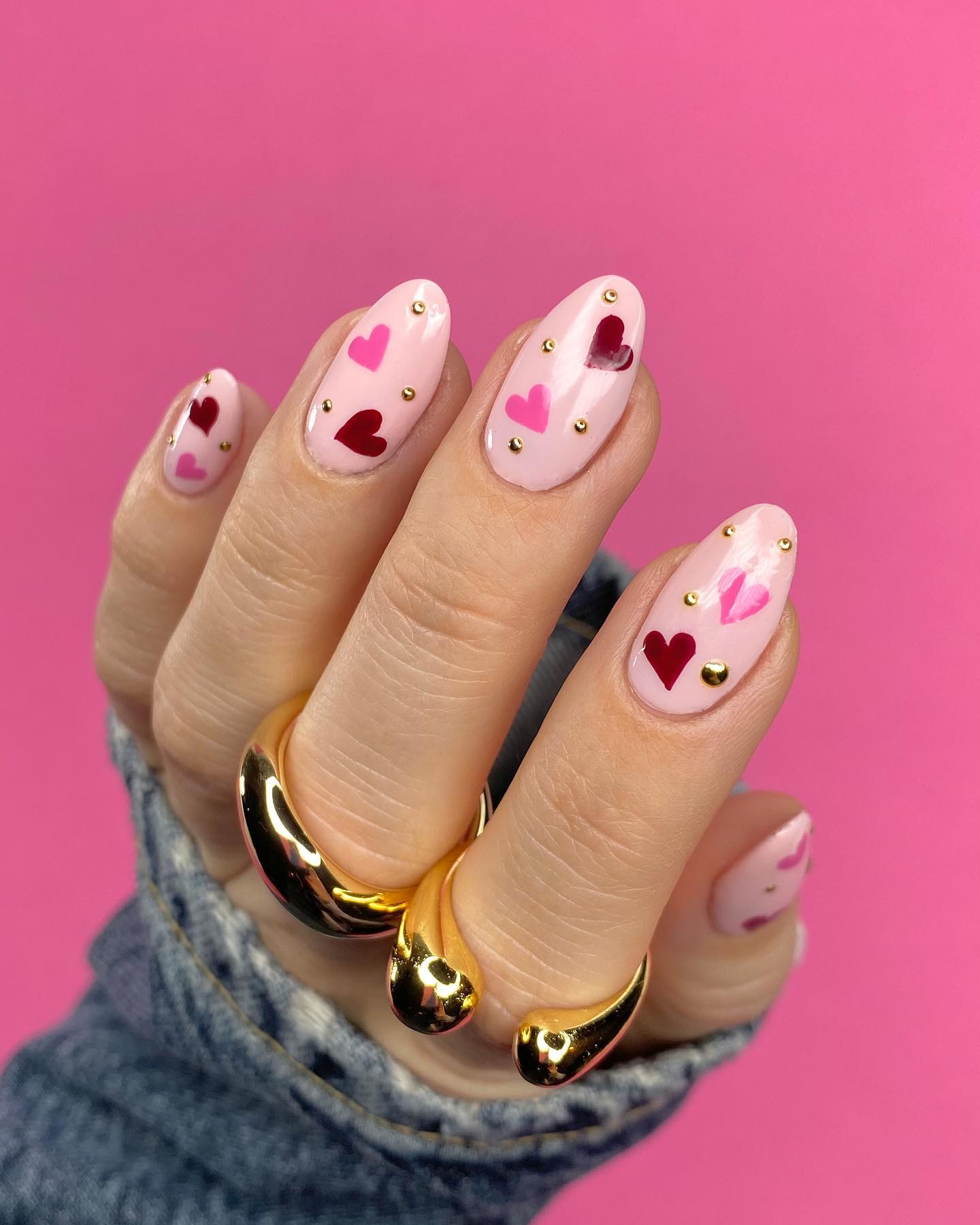 26. Radiant Romance: Heartfelt Elegance with a Touch Of Gold