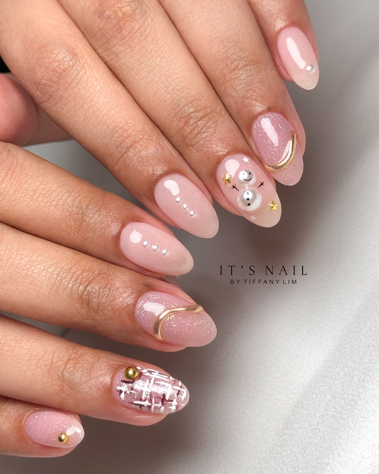 21. Whimsical Snowfall Meets Elegant Glimmer