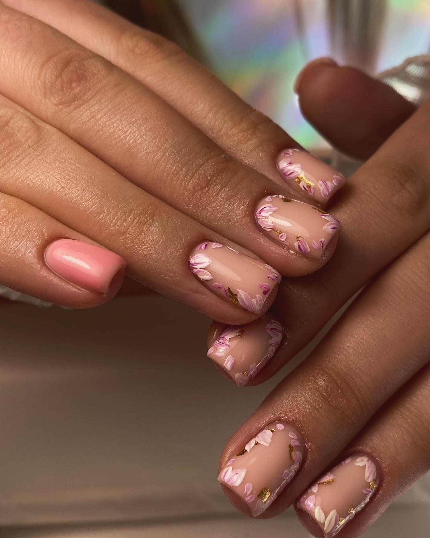 51. Petals at Play: a Dreamy Springtime Nail Symphony