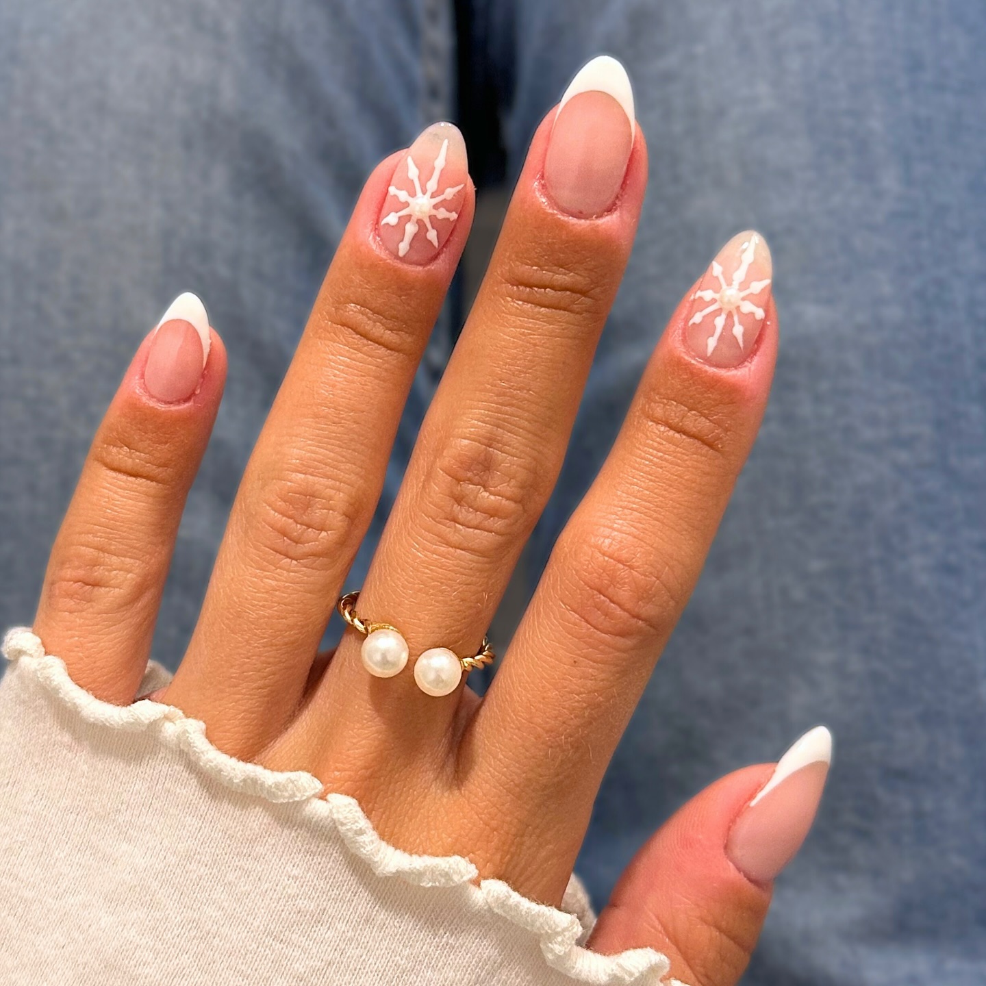 20. Frosted Elegance: Winter Whispers In Nail Art