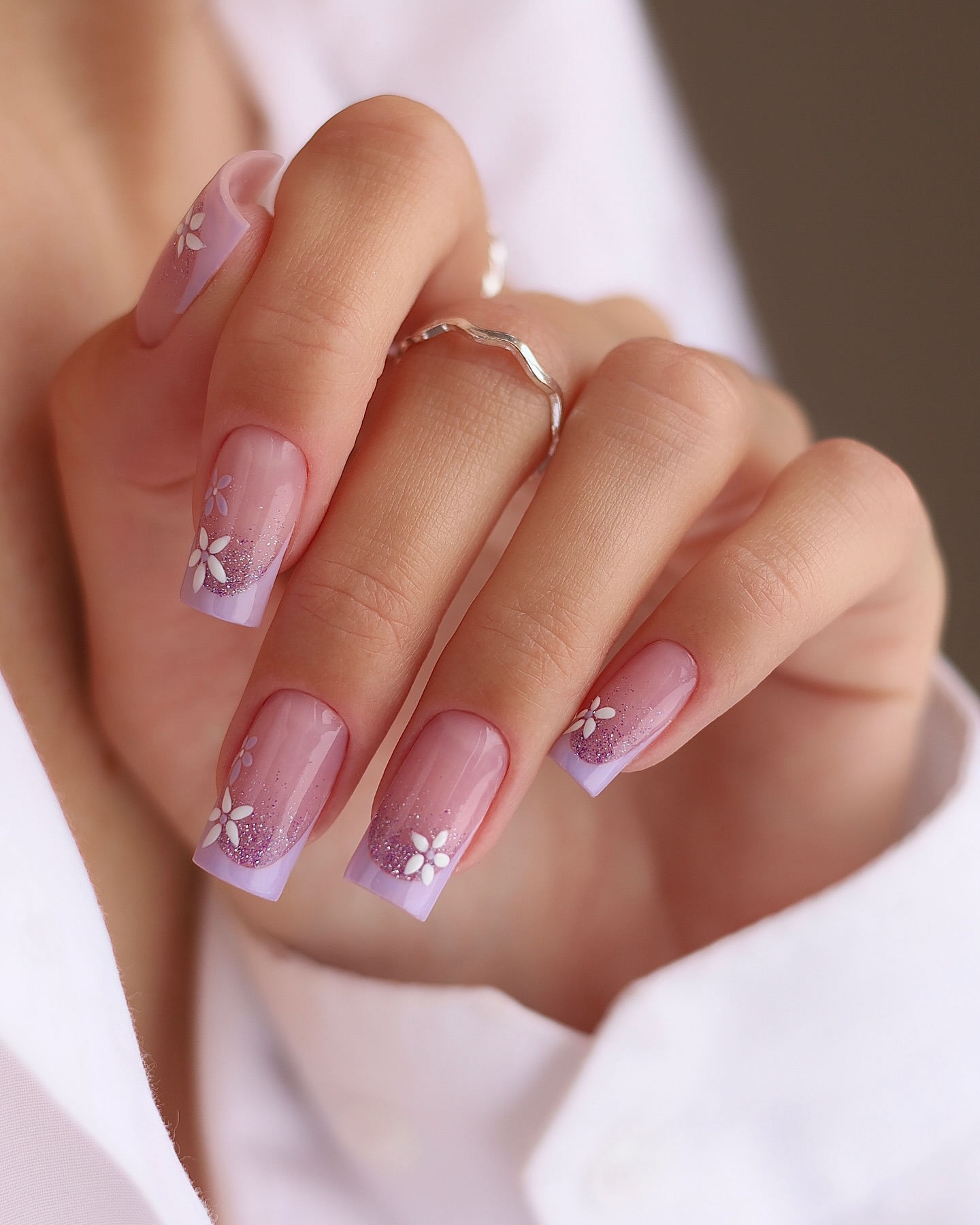 2. Whispers Of Lavender: Floral Elegance with a Touch Of Twinkle