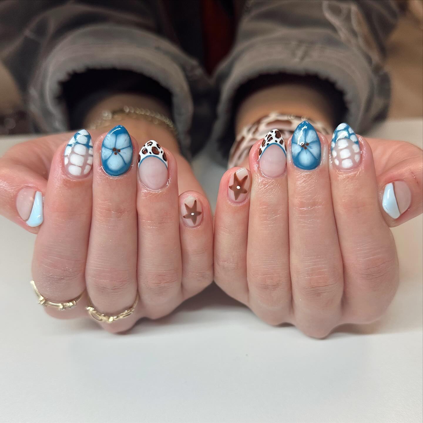 54. Oceanic Reverie Meets Geometric Chic