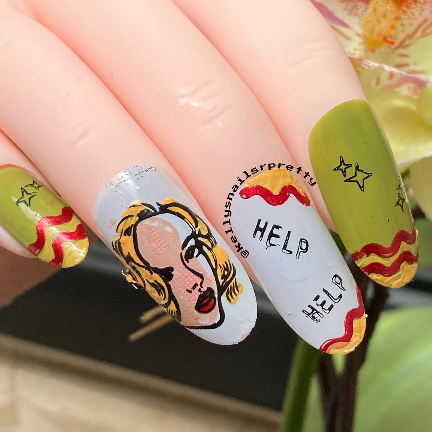 43. Cinematic Chaos: a Nail Art Plea for Rescue