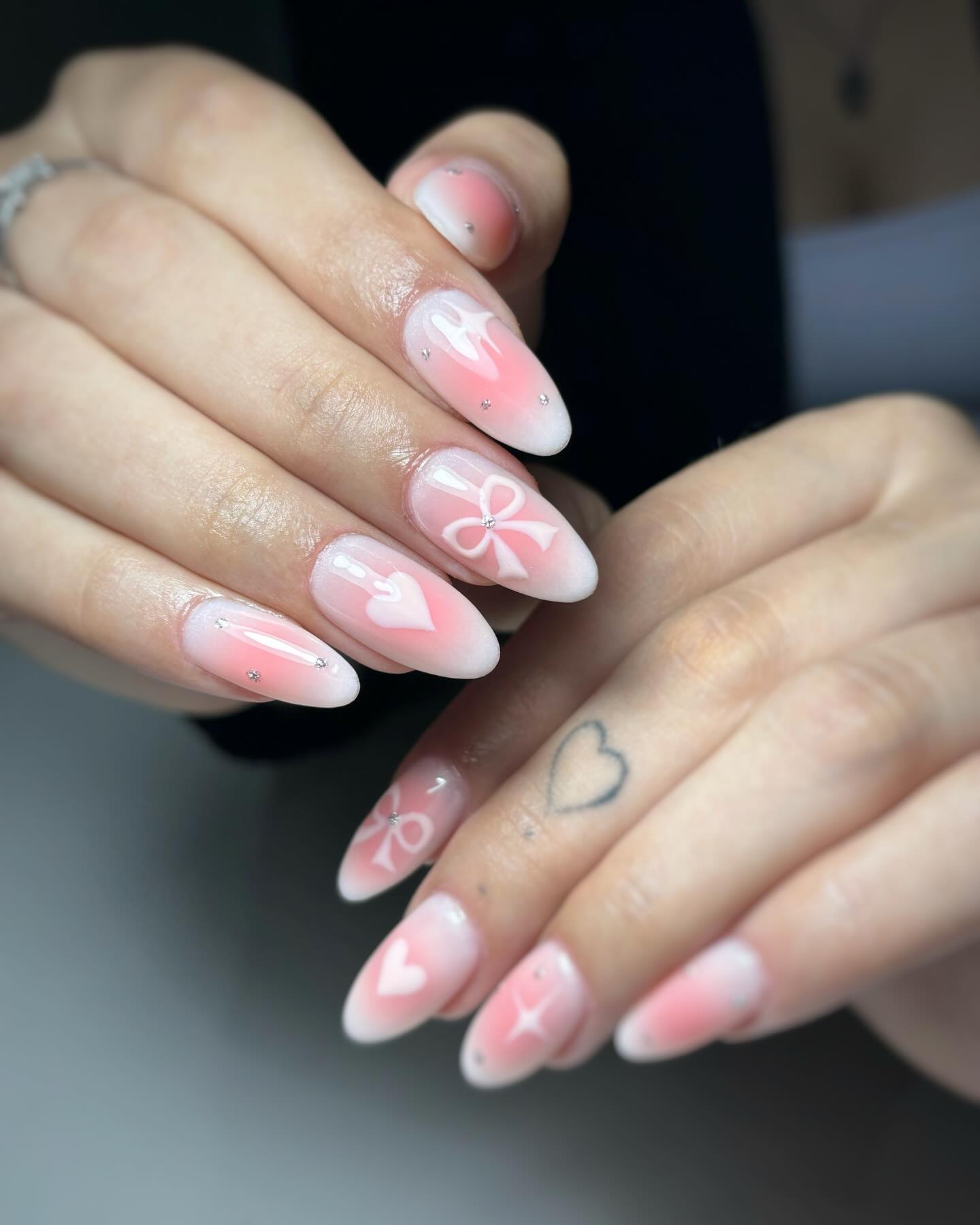 5. Whimsical Romance: the Allure Of Heartfelt Coquette Nails