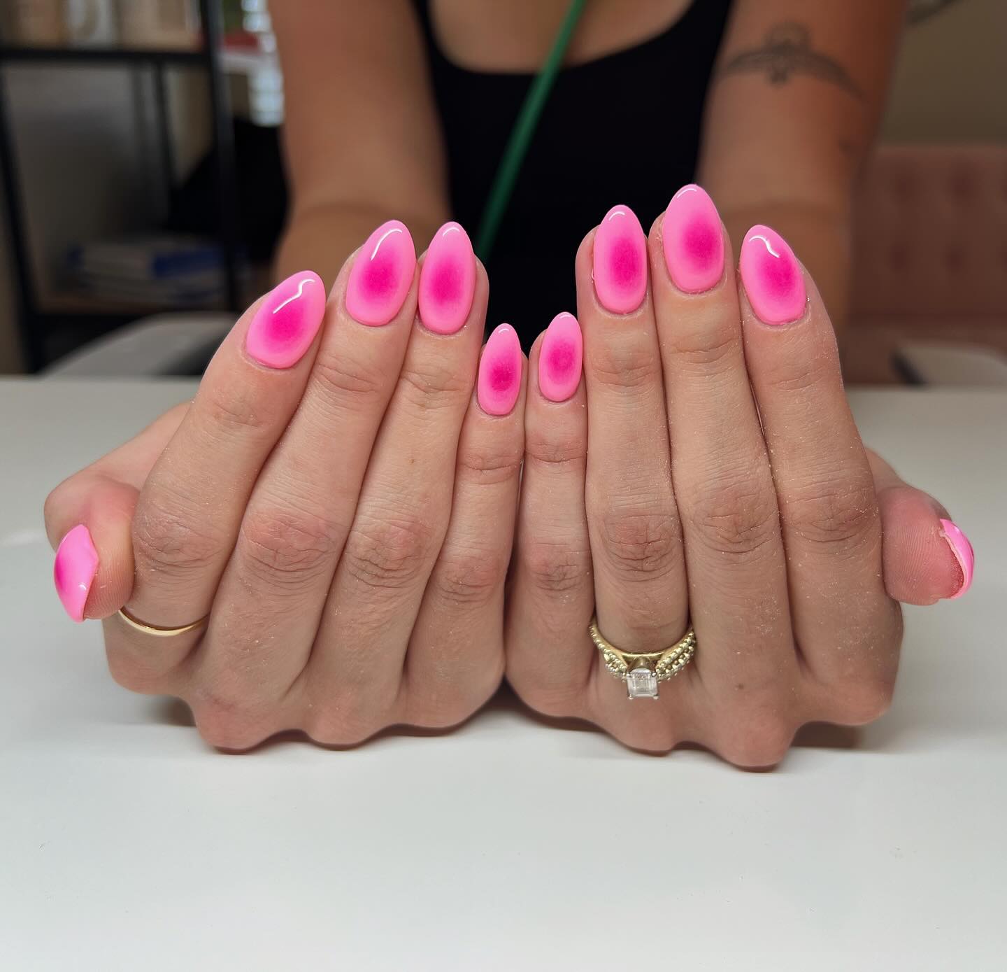 23. Dewy Pink Ombre Dreamscape