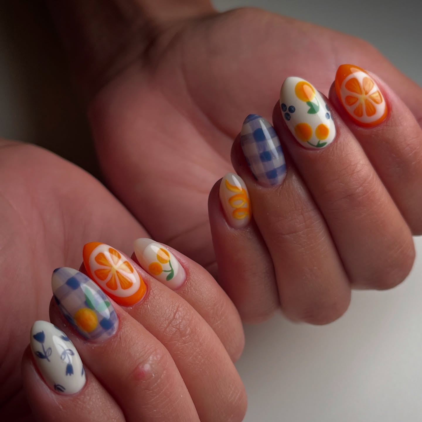 38. Fruitful Whimsy: a Citrus-inspired Nail Journey