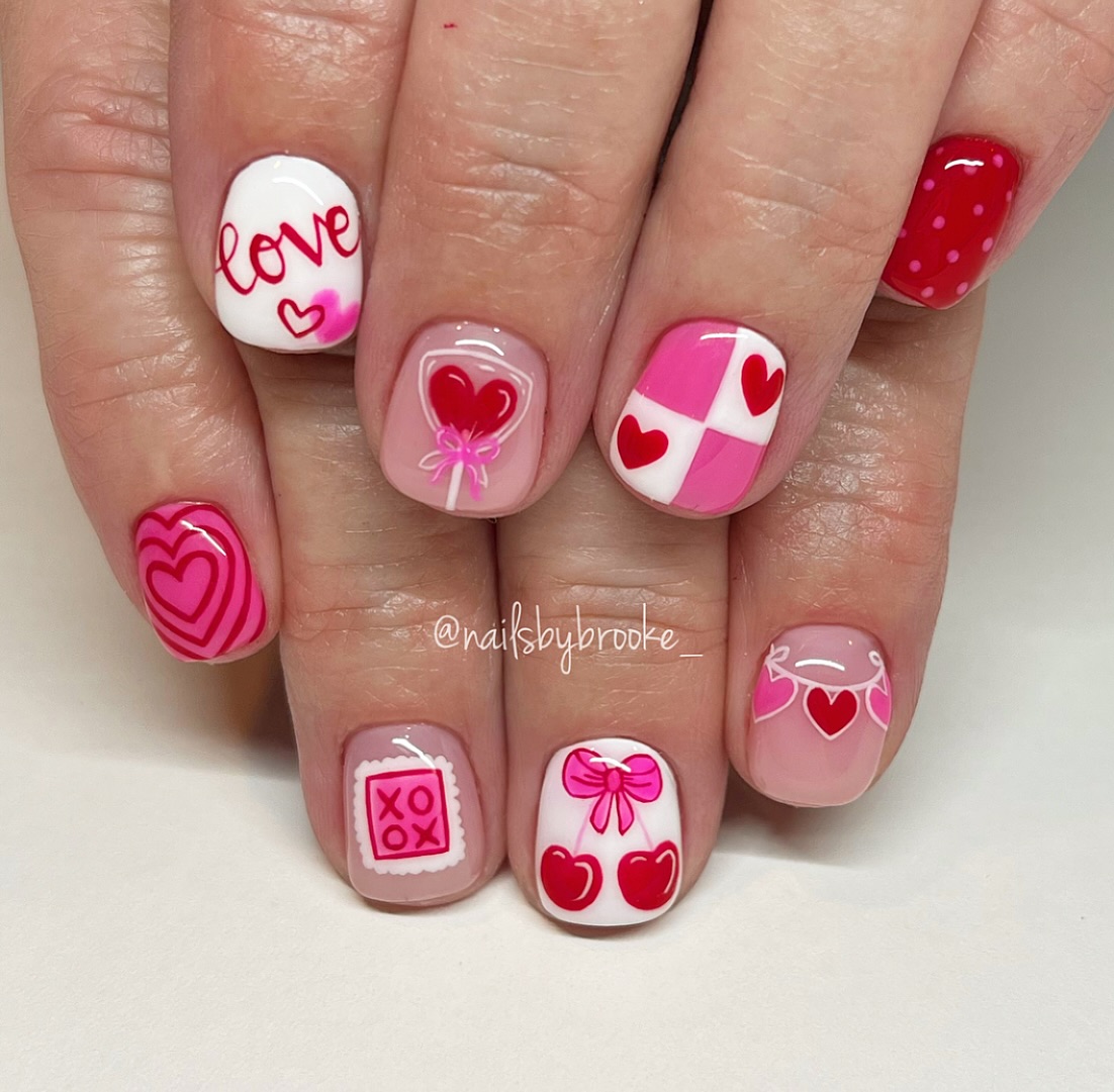 43. Love Notes In Candy Coated Patterns