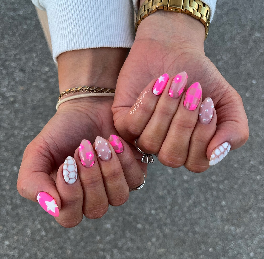 2. Candy-coated Charms: a Playful Dance Of Pastel Patterns