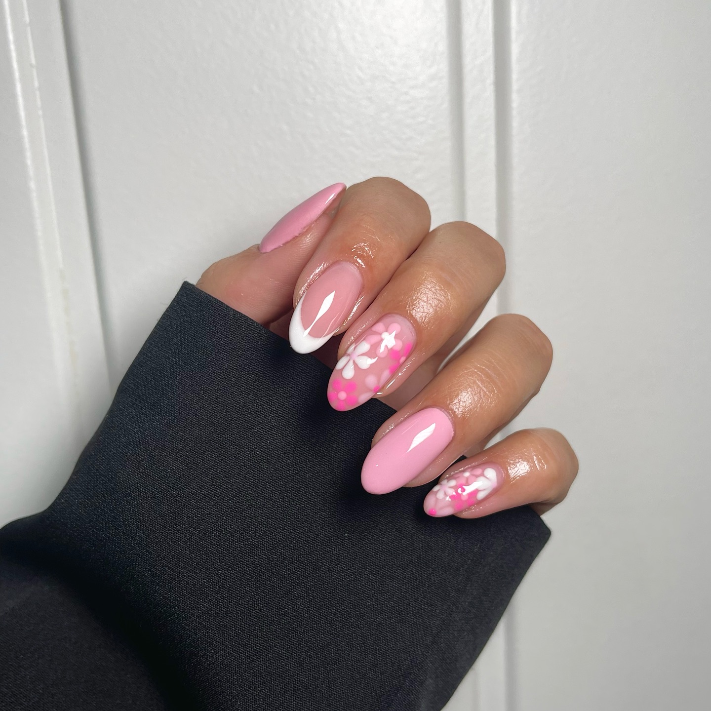 22. Petal-pink Dreams with a Touch Of White Elegance