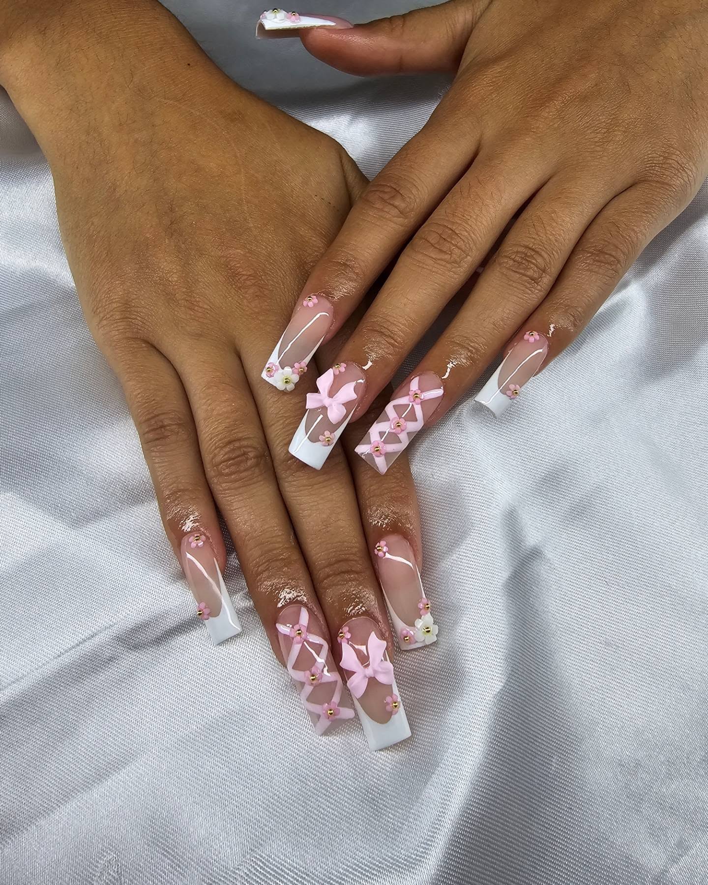 40. Petal-painted Elegance: a Floral Dream Come to Life