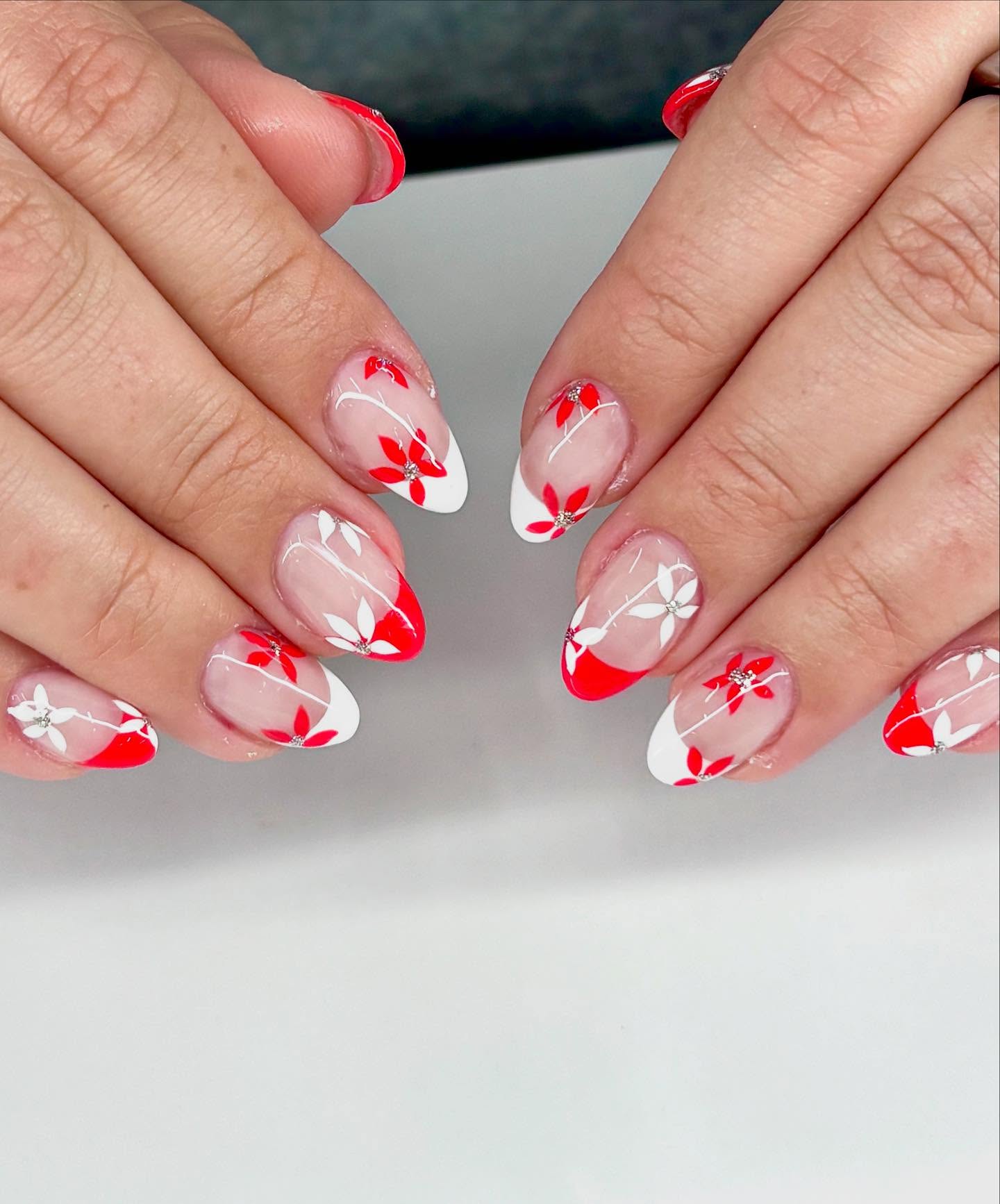 19. Floral Drama Meets French Flair