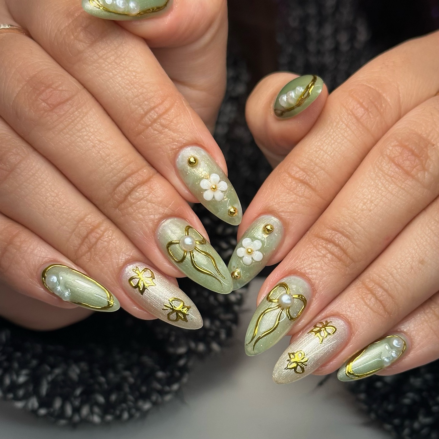 1. Whimsical Garden Glam: Spring's Edgy Floral Fantasia