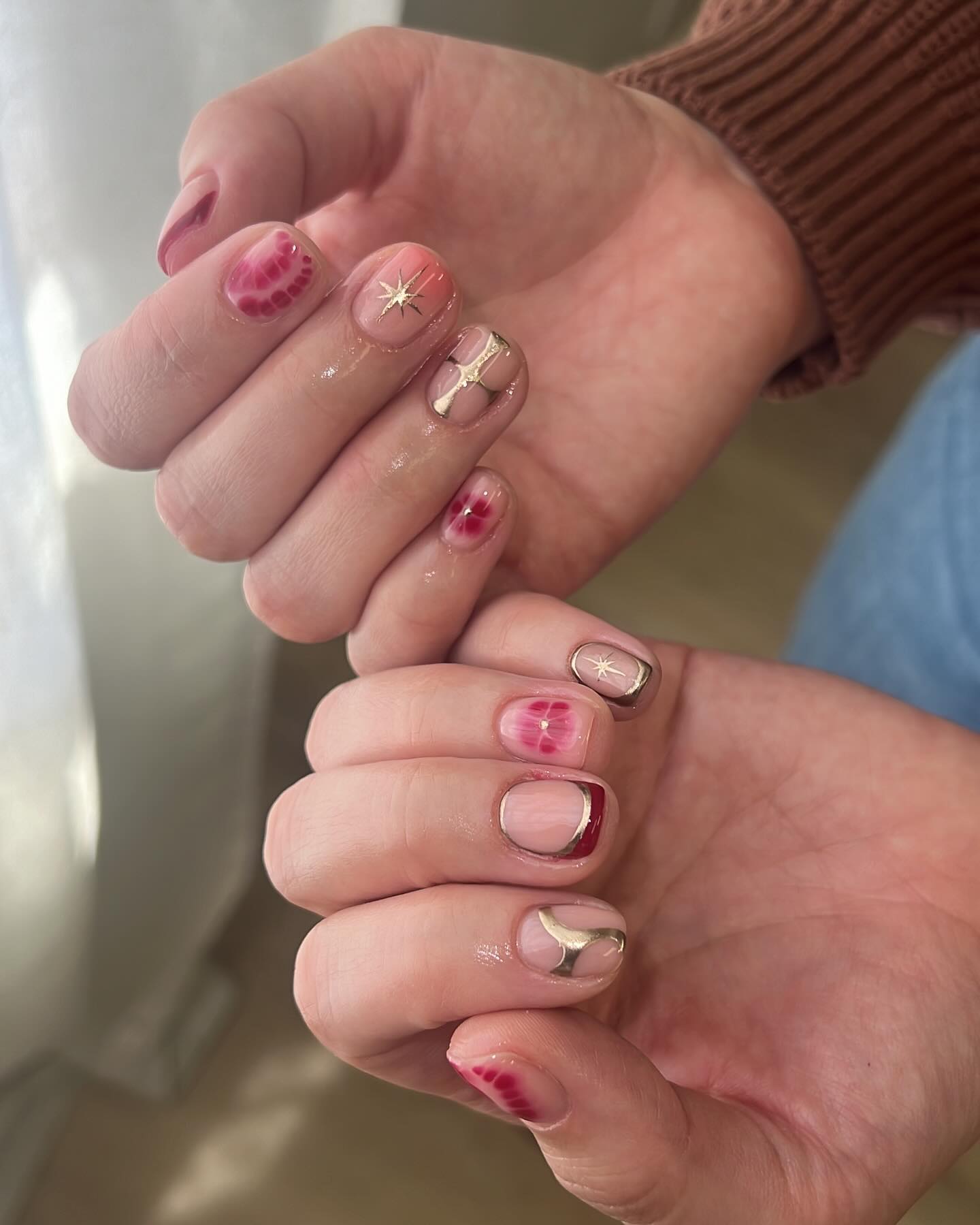 32. Radiant Red Dreams with a Touch Of Gold