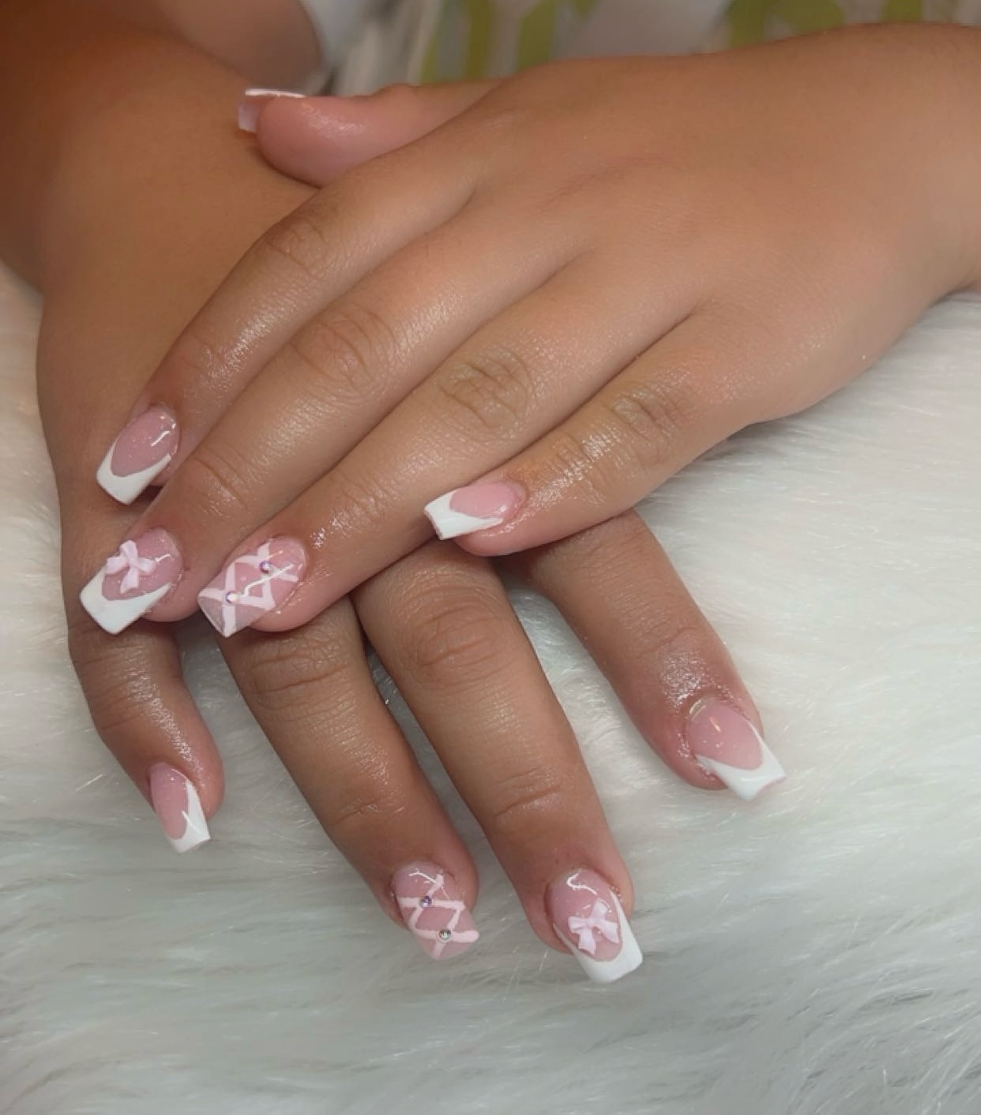 38. Whimsical Elegance: the Playful Charm Of Coquette-inspired Nail Art