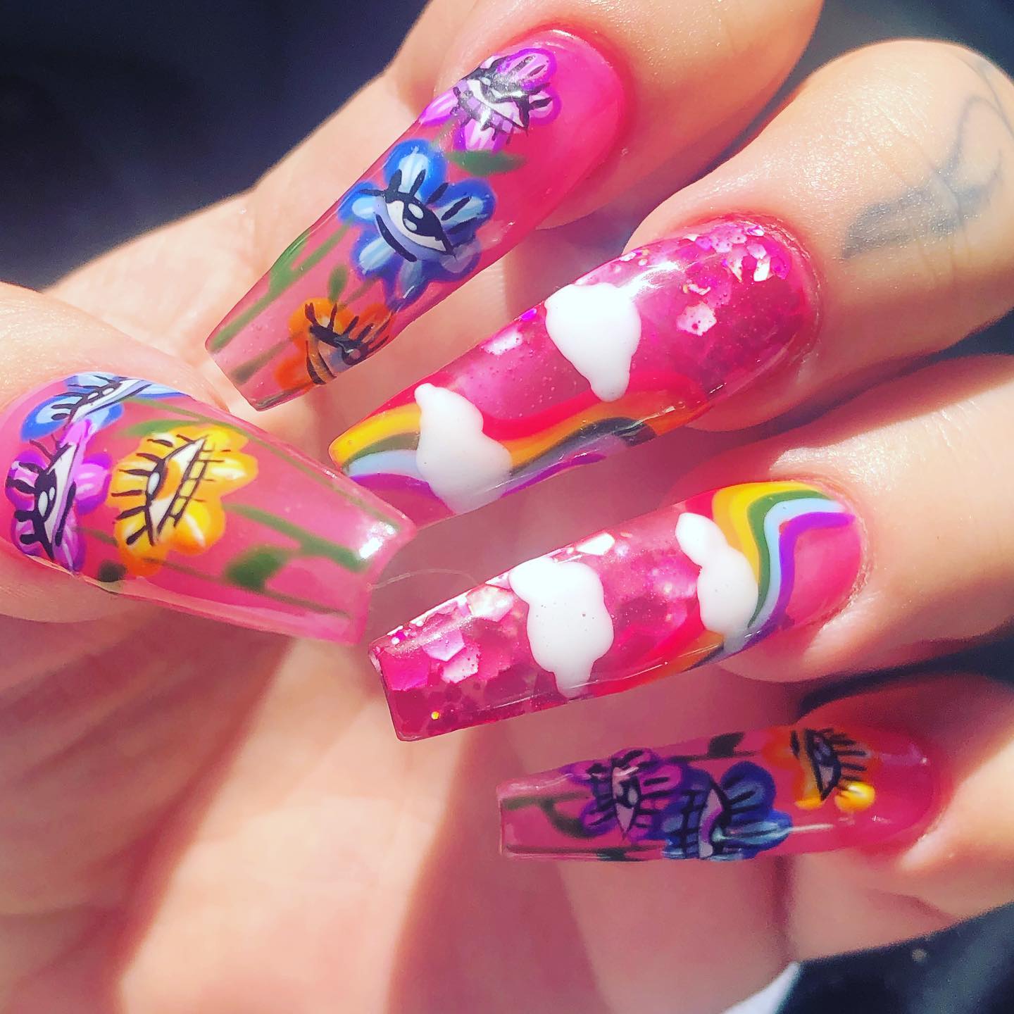 4. Petals and Rainbows: a Whimsical Floral Fantasy