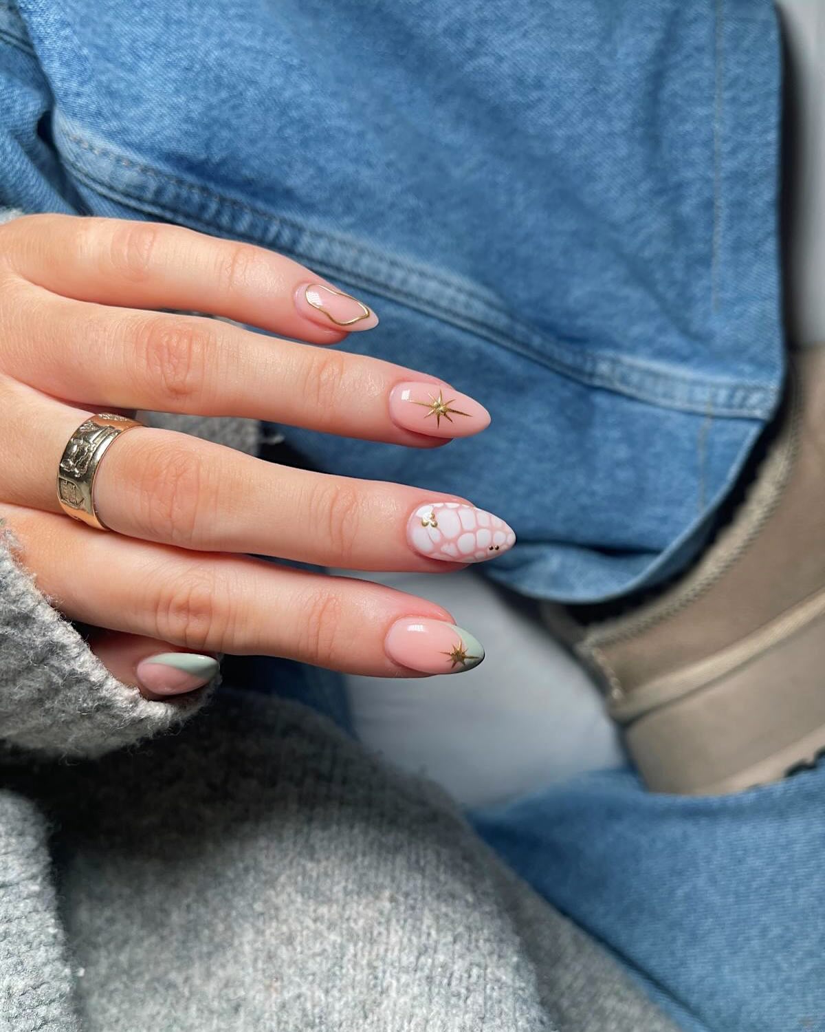 15. Celestial Whimsy Meets Sage Serenity