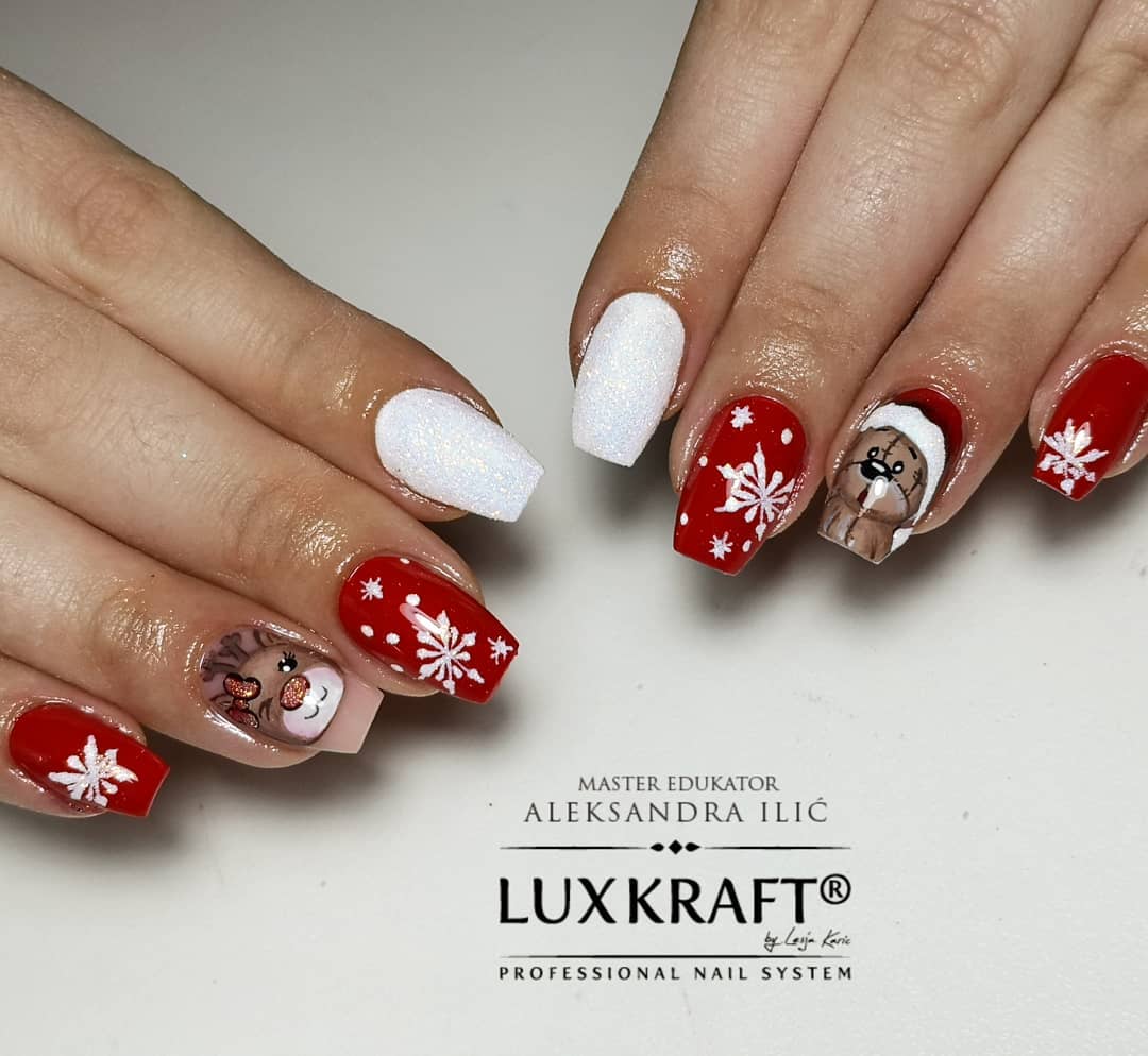 6. Festive Frostbite: a Whimsical Wonderland Of Winter Nails