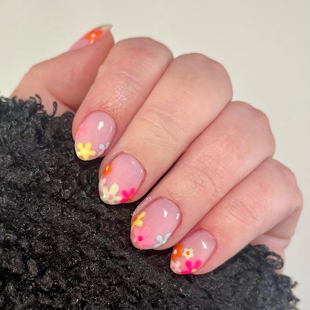 33. Colorful Petal Paradise: Frolic In Whimsical Floral Tips
