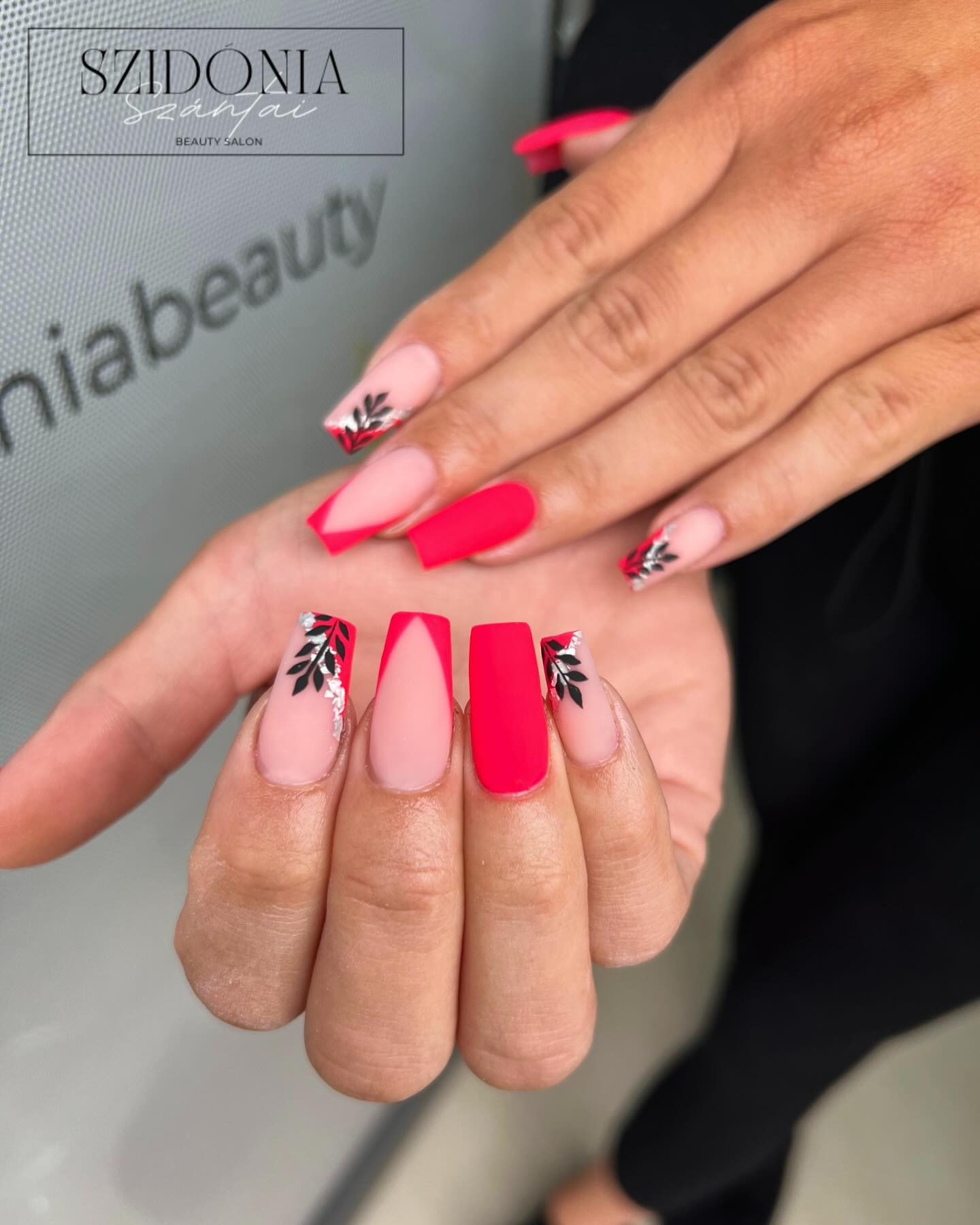 51. Tropical Twilight: Fusion Of Bold Hues and Floral Elegance