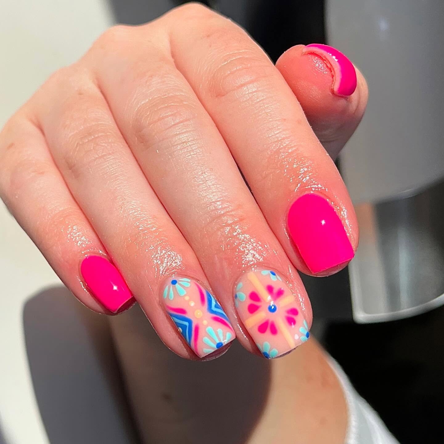 49. Electric Florals Dancing on Candy-tipped Dreams