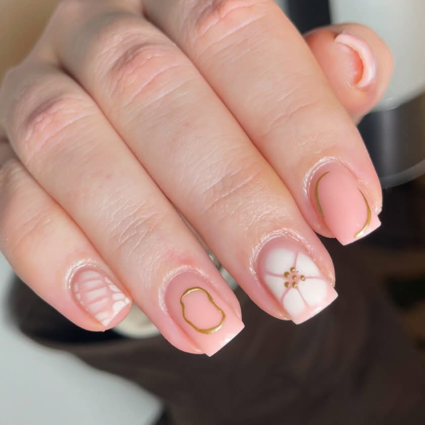 21. Petals and Gold: a Whimsical Dance Of Spring Elegance