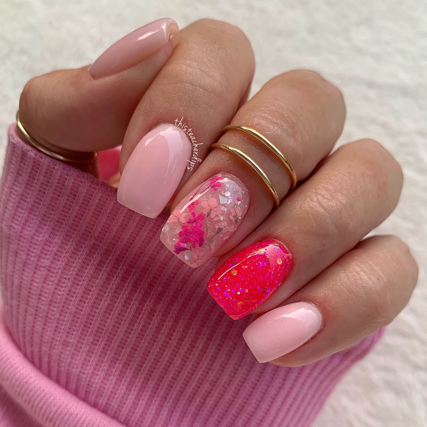 45. Pop Art Petals: a Neon Blossom Manifesto