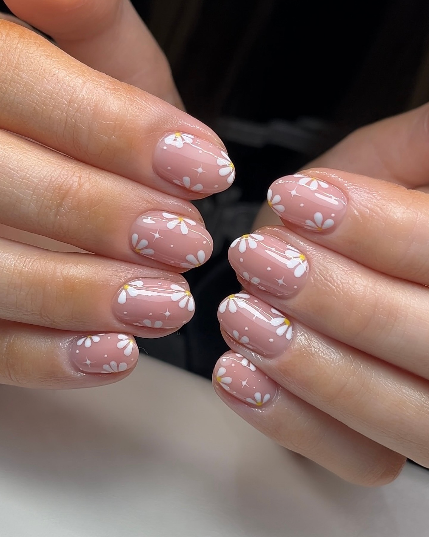 24. Playful Petals and Subtle Sparkles for a Spring Awakening