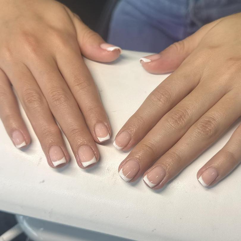 40. Chic Minimalism Meets French Twist: the Effortlessly Elegant Summer Manicure