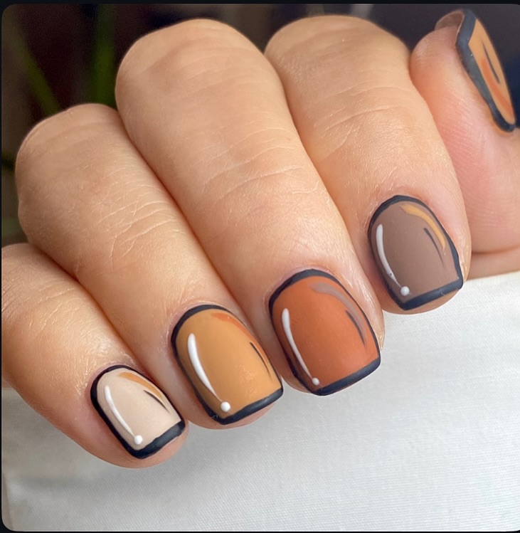 24. Autumnal Palette with a Comic Twist